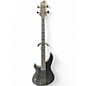 Used Schecter Guitar Research SLS ELITE-4 EVIL TWIN Satin Black Electric Bass Guitar thumbnail