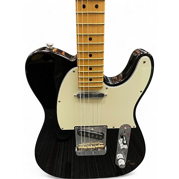 Used Fender American Professional II Telecaster Black Solid Body Electric Guitar
