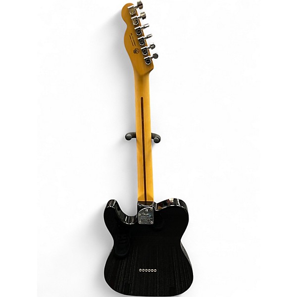 Used Fender American Professional II Telecaster Black Solid Body Electric Guitar