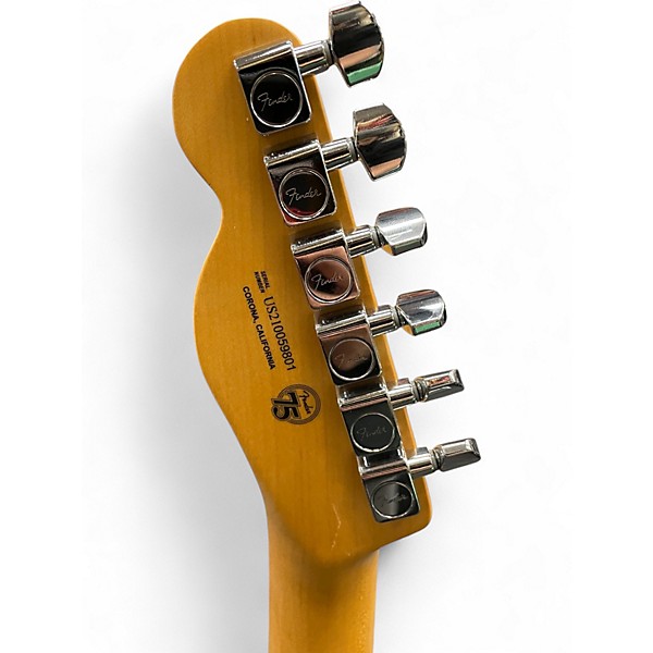 Used Fender American Professional II Telecaster Black Solid Body Electric Guitar