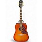 Used Epiphone Inspired by Gibson Hummingbird Cherry Sunburst Acoustic Electric Guitar thumbnail
