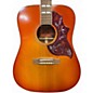 Used Epiphone Inspired by Gibson Hummingbird Cherry Sunburst Acoustic Electric Guitar