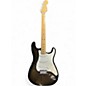 Used Fender American Deluxe Stratocaster Plus Transparent Black Sparkle Solid Body Electric Guitar