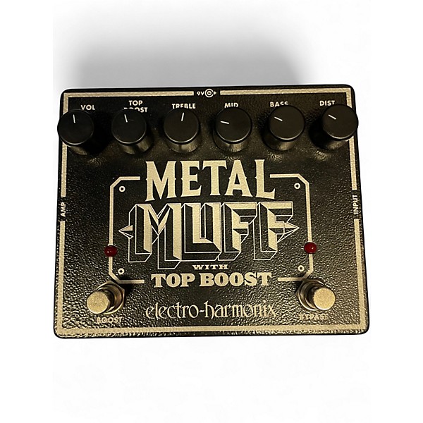 Used Electro-Harmonix Metal Muff Distortion With Top Boost Effect Pedal