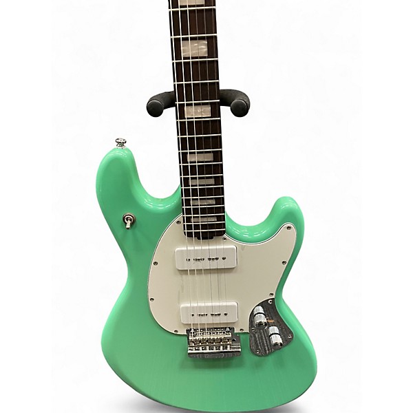 Used Sterling by Music Man Sting Ray Plus SR50X Seafoam Green Solid Body Electric Guitar