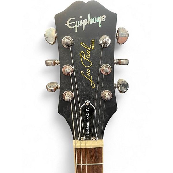 Used Epiphone Les Paul Traditional Pro IV Gold Top Solid Body Electric Guitar