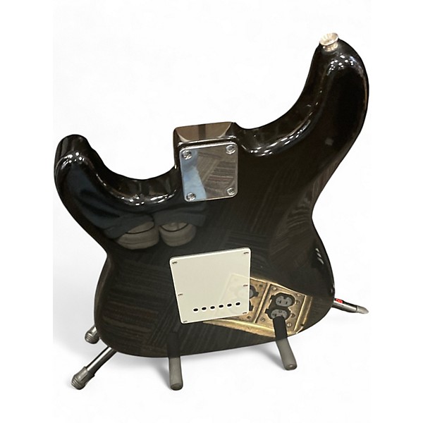 Used Squier Affinity Stratocaster Black and White Solid Body Electric Guitar