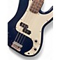 Used Squier p bass navy blue Electric Bass Guitar