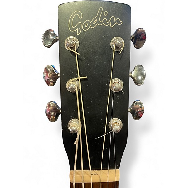 Used Godin PARLOR LTD 2 Color Sunburst Acoustic Electric Guitar