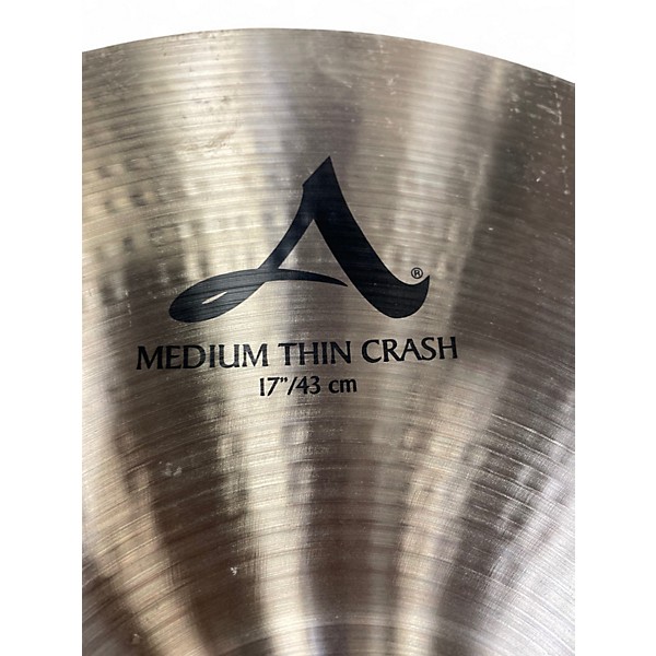 Used Zildjian 17in A Series Medium Thin Crash Cymbal