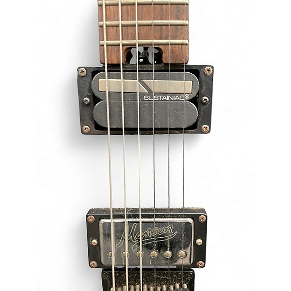 Used Manson Guitars META SERIES MATT BELLAMY Black Solid Body Electric Guitar