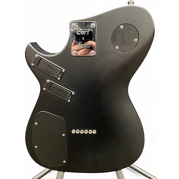 Used Manson Guitars META SERIES MATT BELLAMY Black Solid Body Electric Guitar