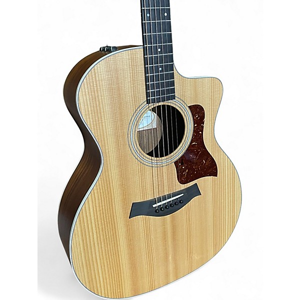 Used Taylor 214CE Natural Acoustic Electric Guitar