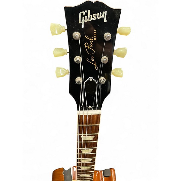 Used 2017 Gibson  LES PAUL CUSTOM SHOP Lemonburst Solid Body Electric Guitar