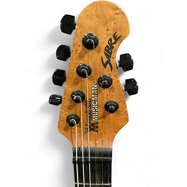 Used Ernie Ball Music Man SABRE Green Burst Solid Body Electric Guitar