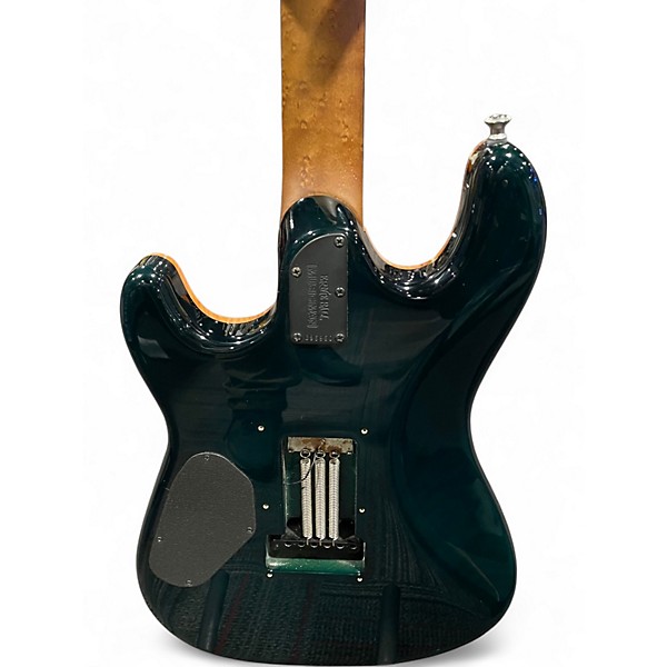 Used Ernie Ball Music Man SABRE Green Burst Solid Body Electric Guitar