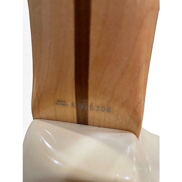 Vintage 1980s Fender HM Heavy Metal Stratocaster White Solid Body Electric Guitar