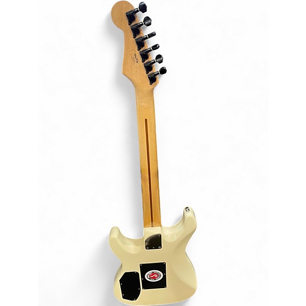 Vintage 1980s Fender HM Heavy Metal Stratocaster White Solid Body Electric Guitar