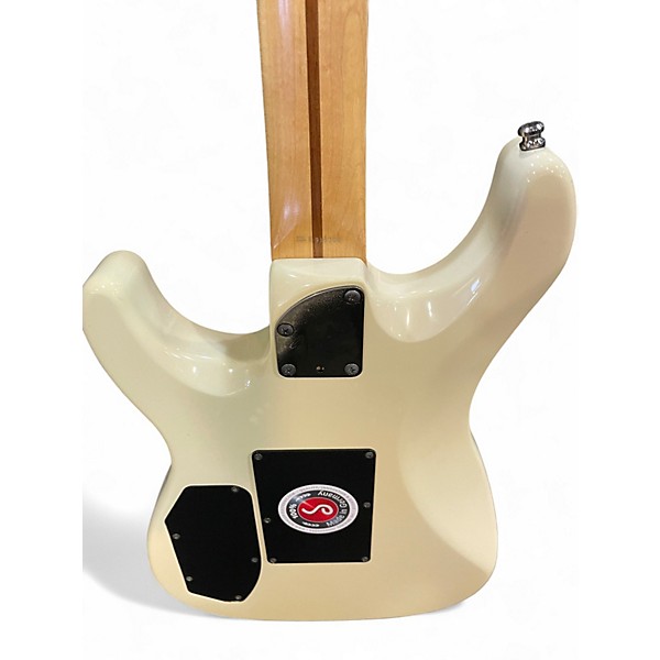 Vintage 1980s Fender HM Heavy Metal Stratocaster White Solid Body Electric Guitar