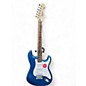 Used Squier Standard Stratocaster Blue Solid Body Electric Guitar thumbnail