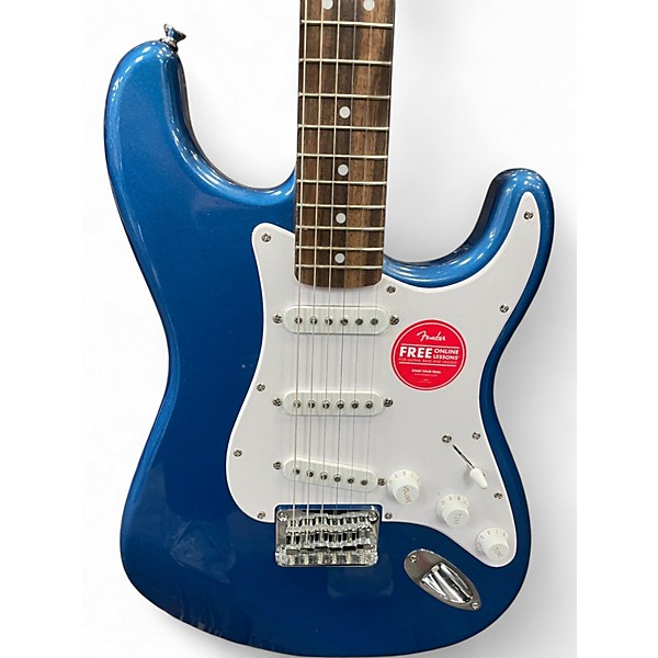 Used Squier Standard Stratocaster Blue Solid Body Electric Guitar