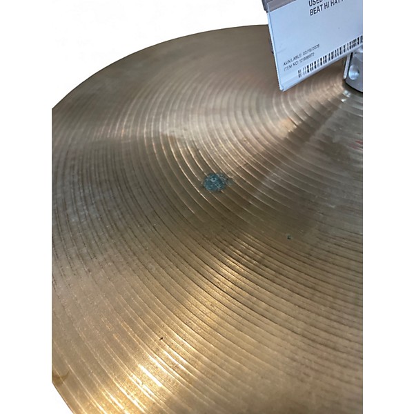Used Zildjian 14in New Beat Hi Hat Pair Cymbal