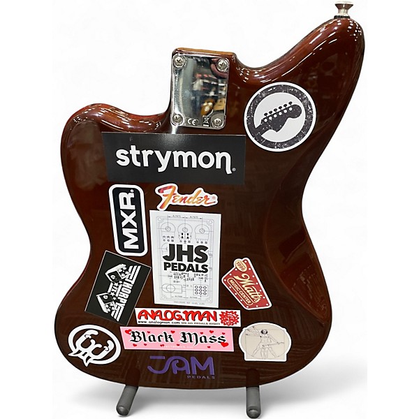 Used Fender Noventa Jazzmaster Brown Solid Body Electric Guitar