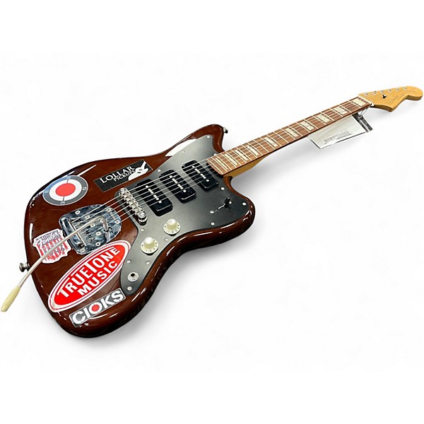 Used Fender Noventa Jazzmaster Brown Solid Body Electric Guitar