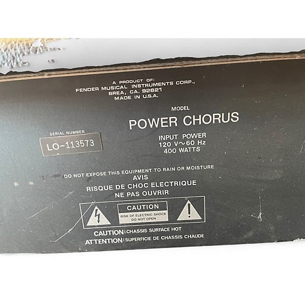 Used Fender Power Chorus Guitar Combo Amp