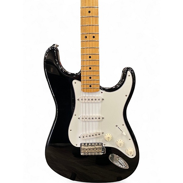 Used 2016 Fender Jimi Hendrix Stratocaster Black Solid Body Electric Guitar