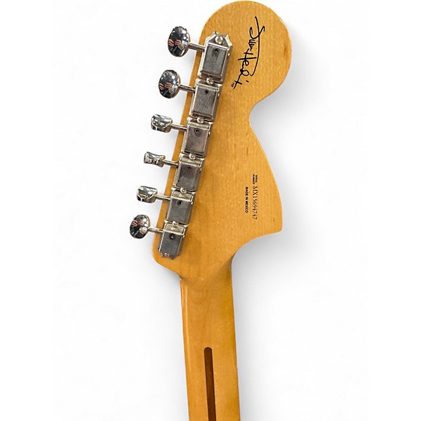 Used 2016 Fender Jimi Hendrix Stratocaster Black Solid Body Electric Guitar