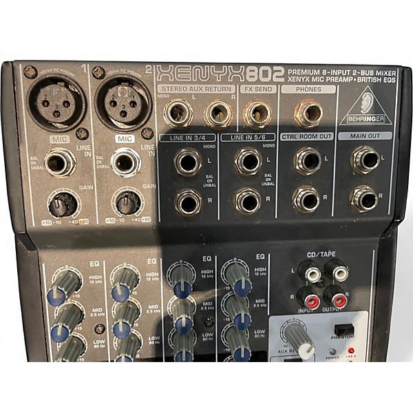 Used Behringer Xenyx 802 Unpowered Mixer