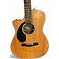 Used Fender CC60SCE LH Natural Acoustic Electric Guitar
