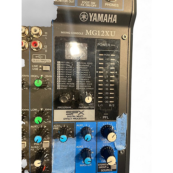 Used Yamaha MG12XU Unpowered Mixer