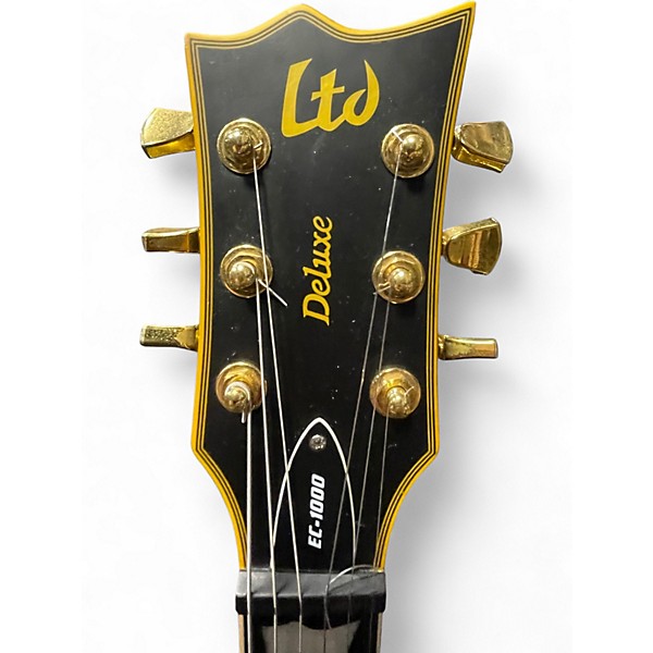 Used ESP LTD EC1000 Black Solid Body Electric Guitar