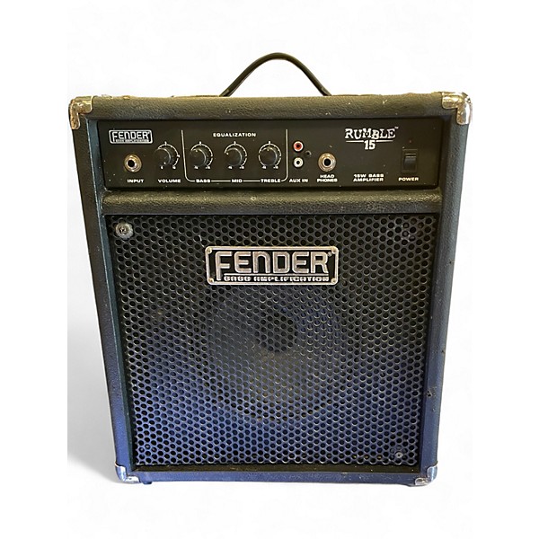 Used Fender Rumble 15 15W 1X8 Bass Combo Amp