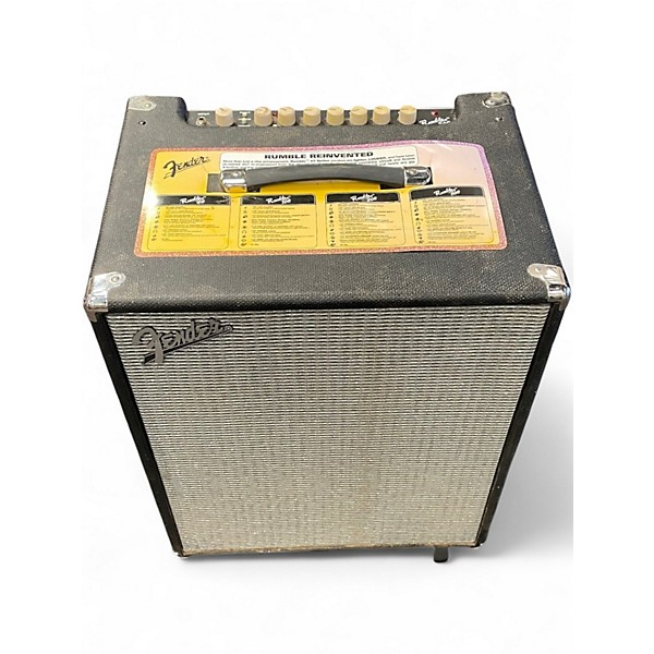 Used Fender RUMBLE 200 Bass Combo Amp