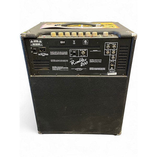 Used Fender RUMBLE 200 Bass Combo Amp