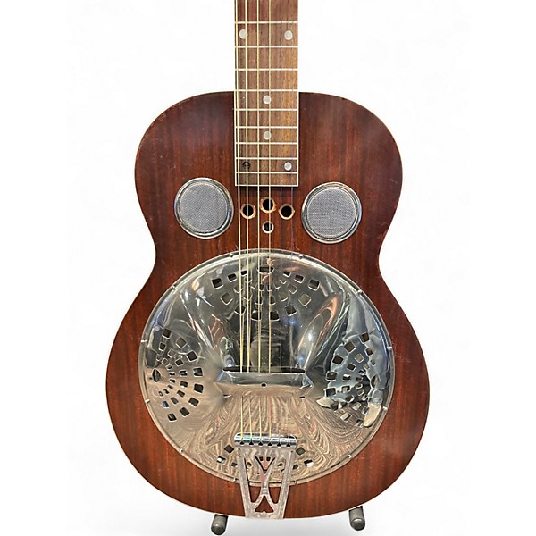 Vintage 1974 Dobro square neck Amber Resonator Guitar