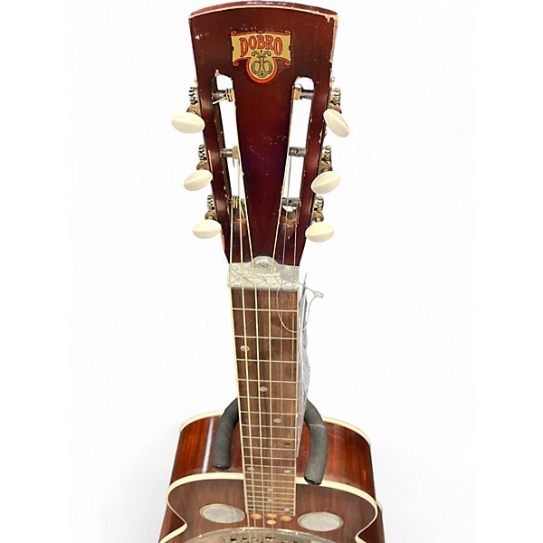 Vintage 1974 Dobro square neck Amber Resonator Guitar