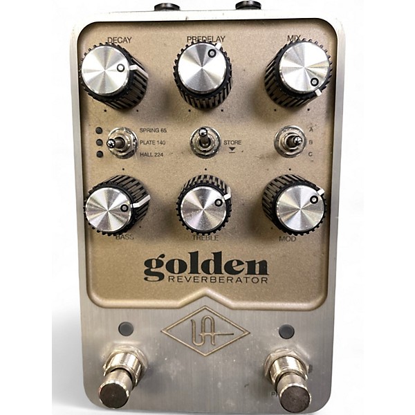 Used Universal Audio golden reverberator Effect Pedal