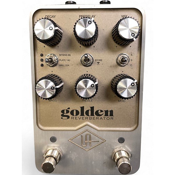 Used Universal Audio golden reverberator Effect Pedal