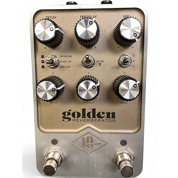 Used Universal Audio golden reverberator Effect Pedal
