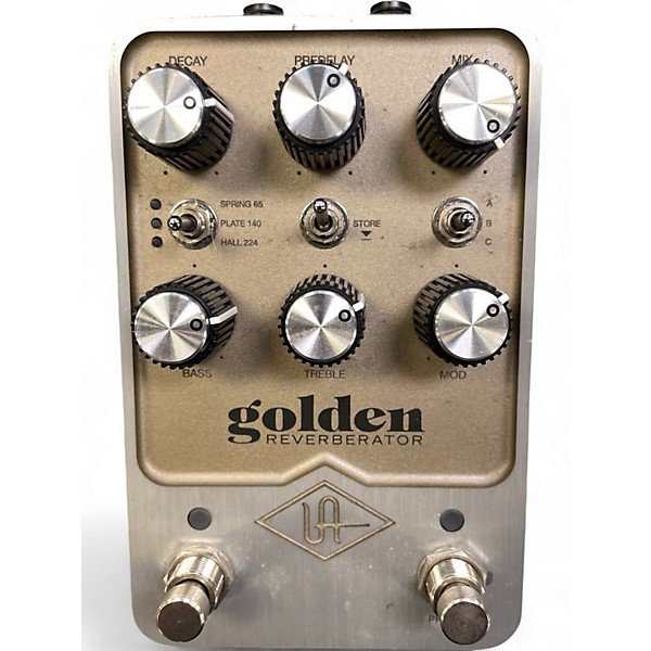 Used Universal Audio golden reverberator Effect Pedal