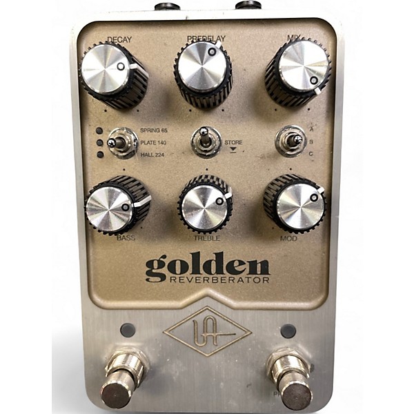 Used Universal Audio golden reverberator Effect Pedal