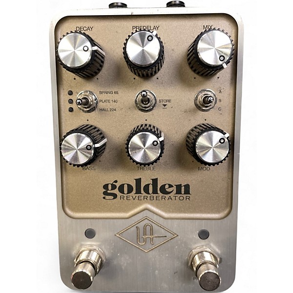 Used Universal Audio golden reverberator Effect Pedal