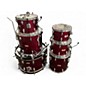 Used Yamaha 6 Piece 8000 series red Drum Kit thumbnail