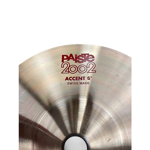 Used Paiste 6in 2002 Accent Cymbal
