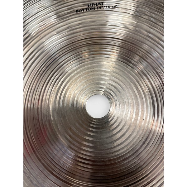 Used Zildjian 14in i hi-hat bottom Cymbal