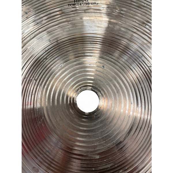 Used Zildjian 14in i hi-hat top Cymbal